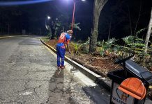 ¡Durante el día y la noche! Alcaldía de Valencia mantiene activos trabajos de limpieza y mantenimiento vial en Prebo (+ Fotos)