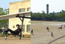 Así fue el experimento de la bicicleta voladora en Japón que se viralizó en redes (+ Video)