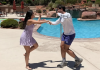 Pareja bailó la coreografía de una escena de High School Musical 2 en el mismo lugar donde se filmó la película (+ Detalles)