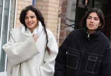 De la mano por Brasil: El viral encuentro entre Rosalía y la modelo francesa Loli Bahía (+ Video)