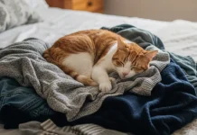Dejar una prenda con tu olor donde duerme el gato: un gesto cotidiano que puede convertirse en una herramienta clave para el bienestar felino