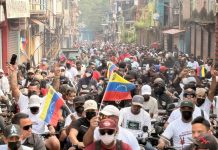 Guayana Esequiba se une a la Marcha de las Cien Ciudades en respaldo al presidente Nicolás Maduro y defęnsa de la soberanía nacional (+ Fotos)