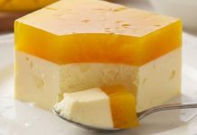 Gelatina de mango con yogur griego rica en probióticos y baja en calorías: mezcla ideal entre frescura, cremosidad y nutrición