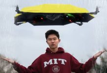 Ingenio de la tecnología dron: Youtuber creó un paraguas que no solo vuela, sino que sigue al usuario a todas partes (+ Detalles)