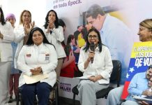 Delcy Rodríguez agradece al Emir de Catar por apoyo en la primera fe de vida del presidente y la primera combätiente y por impulsar el diálogo internacional