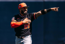 Gleyber Torres, el venezolano de los Detroit Tigers que además de batear y defender, se convierte en mentor en entrenamientos primaverales