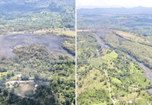 Erüpción de vølcán de lodo en San Juan de Urabá genera alärma y obliga a eväcuaciones preventivas