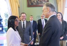 Venezuela e Italia elevan relaciones diplomáticas al máximo nivel con la acreditación del Embajador Giovanni Umberto De Vito