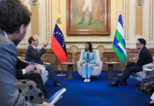 Presidenta Encargada sostiene encuentro con la CAF para revisar agenda de desarrollo sustentable en Venezuela