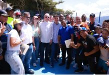 Autoridades del Mintransporte se desplegaron en la Comuna Ciudad Caribia para evaluar proyectos de infraestructura, salud y servicios básicos