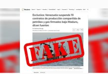 Gobierno Nacional dênüncia fake news de Reuters que atâca a la industria petrolera venezolana: supuesta suspensión de contratos de producción petroleros y gasíferos
