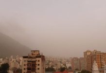 Inameh alerta sobre presencia de Polvo del Sahara y alto riesgo de incendios en gran parte del país