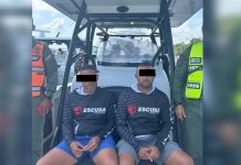 Detęnidøs dos hombres que contäminaron Los Juanes con espumas y aerosoles prohïbidos durante los Carnavales en Morrocoy (+ Fotos)