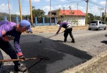Despliegan cuadrillas de mantenimiento vial en la avenida Paseo Cuatricentenario de Valencia estado Carabobo (+ Fotos)