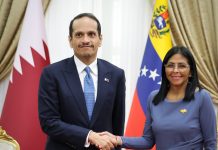 Presidenta Encargada recibió en el Palacio de Miraflores al Primer Ministro de Qatar (+ Detalles)