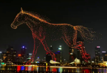 China hace historia con un despliegue de 10.000 drones para recibir el Año del Caballo (+ Detalles)