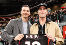 De la NFL a la Serie A: Tom Brady fue el invitado de honor del AC Milan en el partido cøntra Como (+ Video)