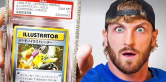 Nuevo Récord Guinness: La carta de Pokémon de Logan Paul se vende por 16.4 millones de dólares (+ Detalles)