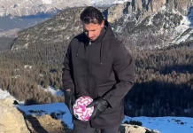 El inesperado fallø de Ibrahimović en la nieve que se volvió viral en los Juegos Olímpicos de Invierno (+ Video)