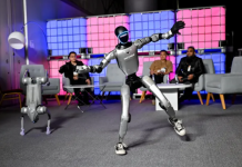 Robots bailarines en la inauguración de Web Summit Qatar 2026: ofrecieron un anticipo de la IA encarnada durante la ceremonia inaugural