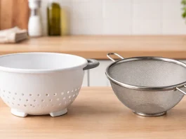 Ni plástico ni metal fino: Conoce las características que tiene un colador para una mejor opción para la cocina