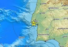 Terrêmoto de magnitud 4,1 se deja sentir en la región de Lisboa: el seísmø se produjo a 15 kilómetros de profundidad