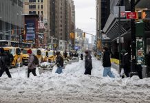 Alêrta en EE.UU por una nueva nevada histórica: Nueva York está paralizada ante vientos de 110 km/h y condiciones de ventisca (+ Detalles)