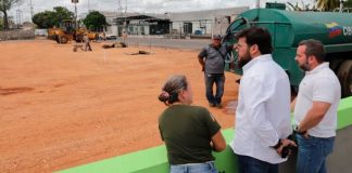 Avanza la construcción de la Iglesia en la calle La Planta: Gobernador de Monagas realizó la supervisión y acompañamiento de la obra (+ Fotos)