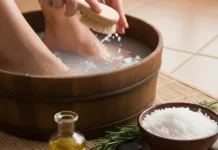 Lavarse los pies con vinagre y sal: el rituäl casero que gana popularidad por sus beneficios para la higiene y el bienestar diario
