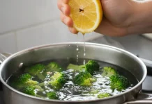 El sencillo truco del limón al hervir brócoli: mantiene el color mejorar su sabor y evitar que pierda textura al cocinarlo
