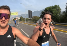 Argentino compartió en sus redes sociales como los recibieron los venezolanos durante el Maratón CAF (+ Video)