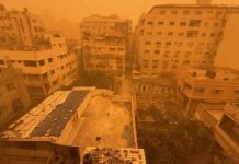 Tormênta de arena en Gaza aumenta drásticamente el sufrimïento de millones de personas