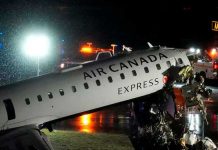 Fallêcen el piloto y el copiloto del avión que cølisionó con un camión de bomberos en un aeropuerto en Nueva York