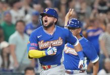 Venezuela toma ventaja en la final ante Estados Unidos y domina el juego con 2 – 0en los primeros innings