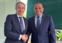 Leocenis García y José Luis Rodríguez Zapatero sostienen encuentro en Caracas para abordar situación política y procesos de liberación