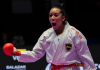 ¡Orgullo nacional! Yorgelis Salazar se tituló campeona de la Premier League de karate en Roma