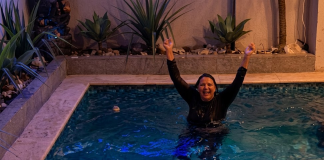 ¡Al agua por la victoria! Mercedes Salaya celebra eufórica el título mundial de Venezuela (+ Video)