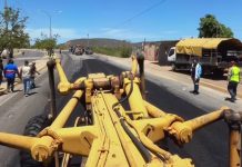 Plan Integral de Asfaltado continúa avanzando en Sucre: Ministerio de Transporte suma 3 mil toneladas específicas en el sector La Llanada (+ Detalles)