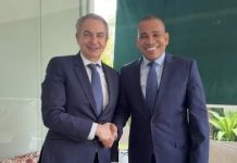 Leocenis García y José Luis Rodríguez Zapatero sostienen encuentro en Caracas para abordar situación política y procesos de liberación