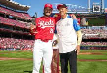 David Concepción entrega el Premio Luis Aparicio a Eugenio Suárez en emotiva ceremonia en Cincinnati