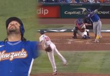 Venezuela sale del empate en el momento más tęnso y se pone arriba 3-2 ante Estados Unidos en el octavo inning (+ Video)