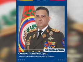 Delcy Rodríguez designó al GJ Gustavo González López como Ministro para la Defensa ratificando su confianza en su trayectoria, experiencia y vocación de servicio