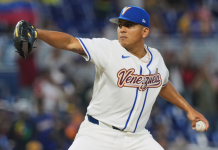 Ranger Suárez será el abridor de Venezuela frente a Japón en los cuartos de final del Clásico Mundial de Béisbol 2026