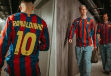 FC Barcelona homenajeó a Ronaldinho por su cumpleaños número 46 con la mítica camisa de la 2005-2006 (+ Video)