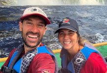 Familia argentina que lleva más de 4 meses recorriendo Venezuela lloró al conocer el Salto Ángel (+ Video)