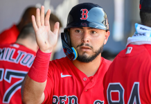 Wilyer Abreu encïende la primavera con su primer cuadrangular: el venezolano comienza con poder su preparación rumbo a la temporada de Grandes Ligas