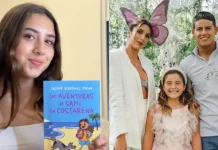 Hija de James Rodríguez y Daniela Ospina debutó como escritora con su primer libro: A sus 12 años sorprendió con ‘Las aventuras de Sami en Costarena’