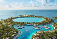 Desafía la lógica natural: En construcción una isla artificial de lujo en el Mar Rojo con una extensión aproximada de 840.000 metros cuadrados