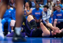 Luka Dončić süfre lęsión y los Lakers caen ante el Thunder en una dura derrøta en la NBA