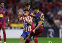 CTA admite errør arbitral en Atlético-Barcelona y reconoce que Gerard Martín debió ser expülsado tras revisión del VAR en partido